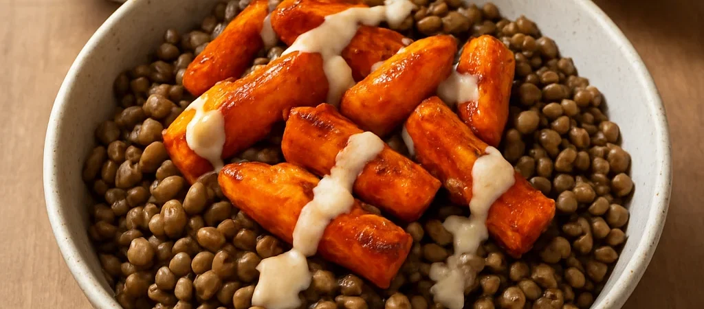 Roasted Carrots Make This Lentil Bowl